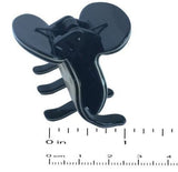 French Amie Small Ivory Handmade Celluloid Jaw Hair Claw Clip Clamp Clutcher-French Amie-ebuyfashion.com