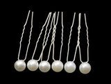 Moeni Bridal Wedding Prom Faux Small Pearl Hair Styling U Pins -10 Pins-MOENI-ebuyfashion.com