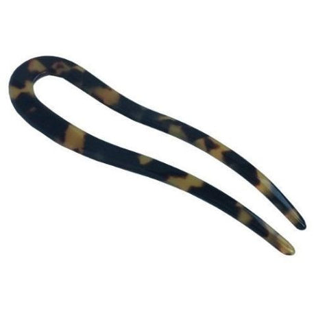 French Amie Sleek Handmade Tokyo Large Cellulose Acetate Chignon U Hair Pin-FRENCH AMIE-ebuyfashion.com
