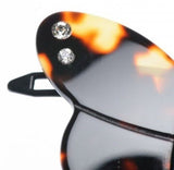 French Amie Small Butterfly Tokyo Crystal Celluloid Handmade Hair Clip Barrette-French Amie-ebuyfashion.com