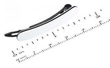 French Amie Mini Grey Celluloid Handmade Metal Free Hair Clip Barrette For Girls-FRENCH AMIE-ebuyfashion.com