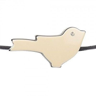 French Amie Birdie Crystal Celluloid Handmade Ponytail Holder Elastic Hair Tie-French Amie-ebuyfashion.com