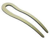 French Amie Sleek Handmade Ivory Large Cellulose Acetate Chignon U Hair Pin-FRENCH AMIE-ebuyfashion.com