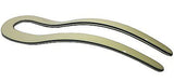 French Amie Sleek Handmade Ivory Large Cellulose Acetate Chignon U Hair Pin-FRENCH AMIE-ebuyfashion.com