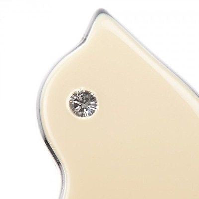 French Amie Birdie Crystal Celluloid Handmade Ponytail Holder Elastic Hair Tie-French Amie-ebuyfashion.com