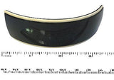 French Amie Handmade Arch Medium Hair Clip Automatic Barrette Silver Metal Clasp-French Amie-ebuyfashion.com