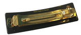 French Amie Medium Sparkling Glitter Wide Celluloid Handmade Hair Clip Barrette-French Amie-ebuyfashion.com