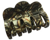 French Amie Small Wave Handmade Celluloid Jaw Hair Claw Clip Clamp Clutcher-French Amie-ebuyfashion.com