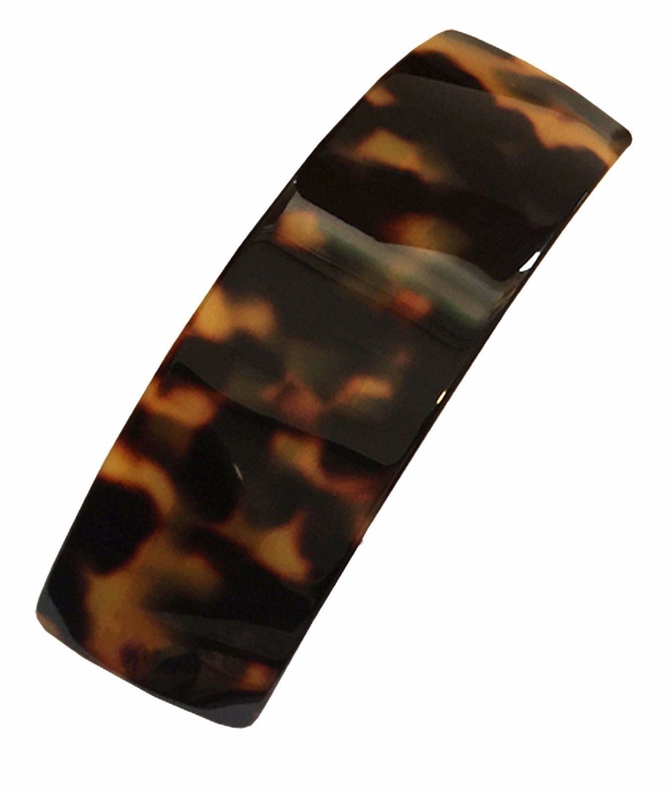 French Amie Handmade Curved Medium Automatic Strong Grip Hair Clip Barrette-French Amie-ebuyfashion.com