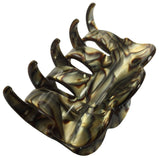 French Amie Small Wave Handmade Celluloid Jaw Hair Claw Clip Clamp Clutcher-French Amie-ebuyfashion.com