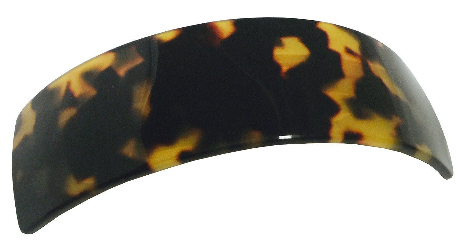 French Amie Handmade Curved Medium Automatic Strong Grip Hair Clip Barrette-French Amie-ebuyfashion.com