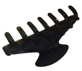 French Amie Long Large Onyx & Cream Tokyo Handmade Celluloid Jaw Hair Claw Clip-French Amie-ebuyfashion.com