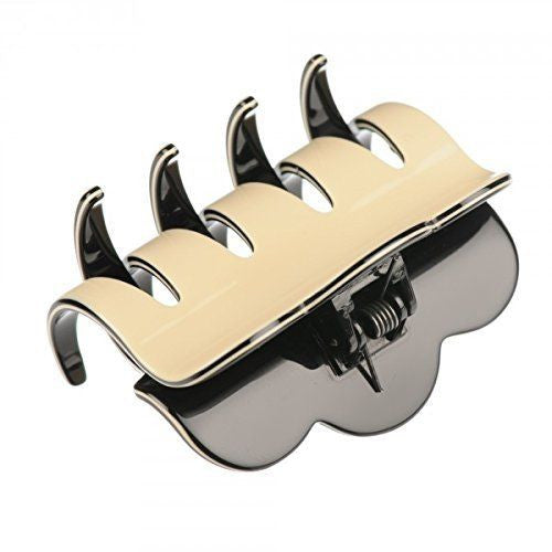 French Amie Small Wave Handmade Celluloid Jaw Hair Claw Clip Clamp Clutcher-French Amie-ebuyfashion.com
