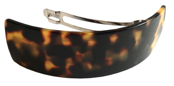 French Amie Handmade Curved Medium Automatic Strong Grip Hair Clip Barrette-French Amie-ebuyfashion.com