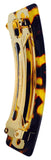 French Amie Wide Rectangular Celluloid Handmade Tokyo Hair Clip Barrette-French Amie-ebuyfashion.com