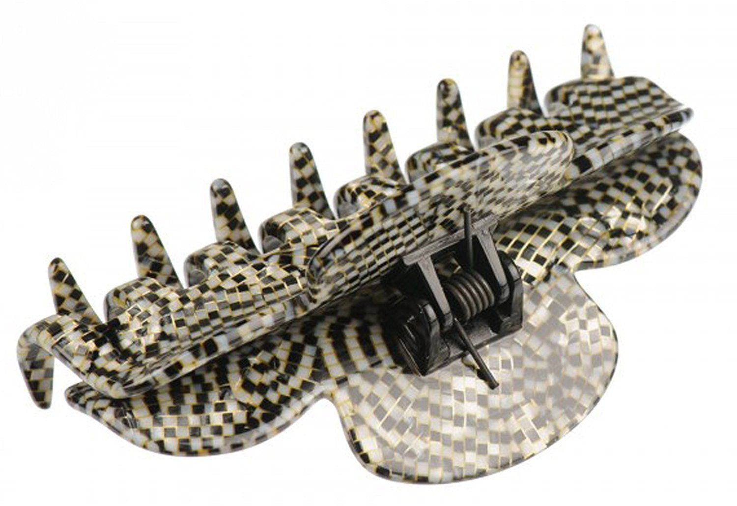 French Amie Medium Pretty Opera Handmade Celluloid Jaw Hair Claw Clip Clutcher-French Amie-ebuyfashion.com