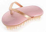 Sohyo Flip Flop Gold Powder Detangler Hair Brush Comb For Women-Sohyo-ebuyfashion.com