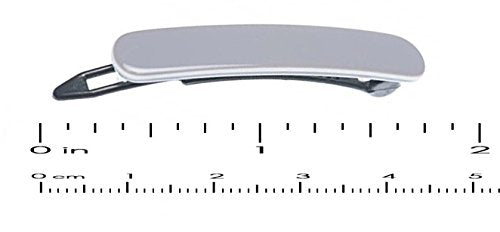 French Amie Mini Set of 2 Cellulose Handmade Metal Free Hair Clip Barrettes