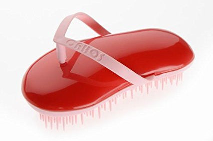 Sohyo Flip Flop Powder Poppy Red Detangler Hair Brush Comb For Girls-Sohyo-ebuyfashion.com