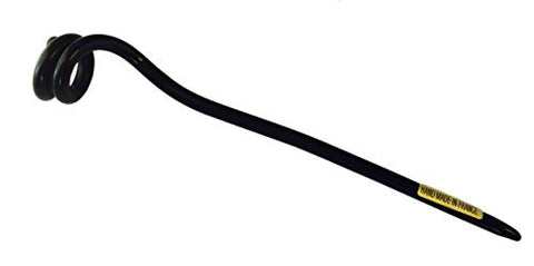 French Amie Twirl Handmade Black Cellulose Chignon Bun Hair Pin Stick 6 Inches-ebuyfashion.com-ebuyfashion.com