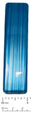 Parcelona French Silver Streaks Bright Blue Strong Grip Hair Clip Barrette