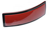 French Amie Medium Red With Black Rim Wide Bar Handmade Hair Clip Barrette-French Amie-ebuyfashion.com