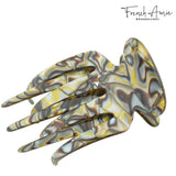 French Amie Paw 2 3/4" Cellulose Handmade Jaw Hair Claw for Women and Girls