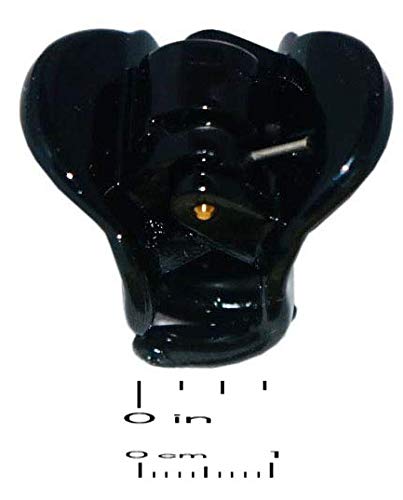 Parcelona French Little Belle Shell And Black Cellulose Set Of 2 Mini Hair Claws