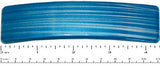 Parcelona French Silver Streaks Bright Blue Strong Grip Hair Clip Barrette