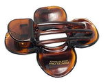 Parcelona France Grande Fleur Hinge Medium Slidein Secure Grip Hair Clip Clamp