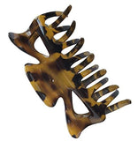 Parcelona France Savana Medium 3.5 Inch Covered Spring Jaw Claw Hair Clip