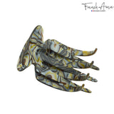 French Amie Paw 2 3/4" Cellulose Handmade Jaw Hair Claw for Women and Girls