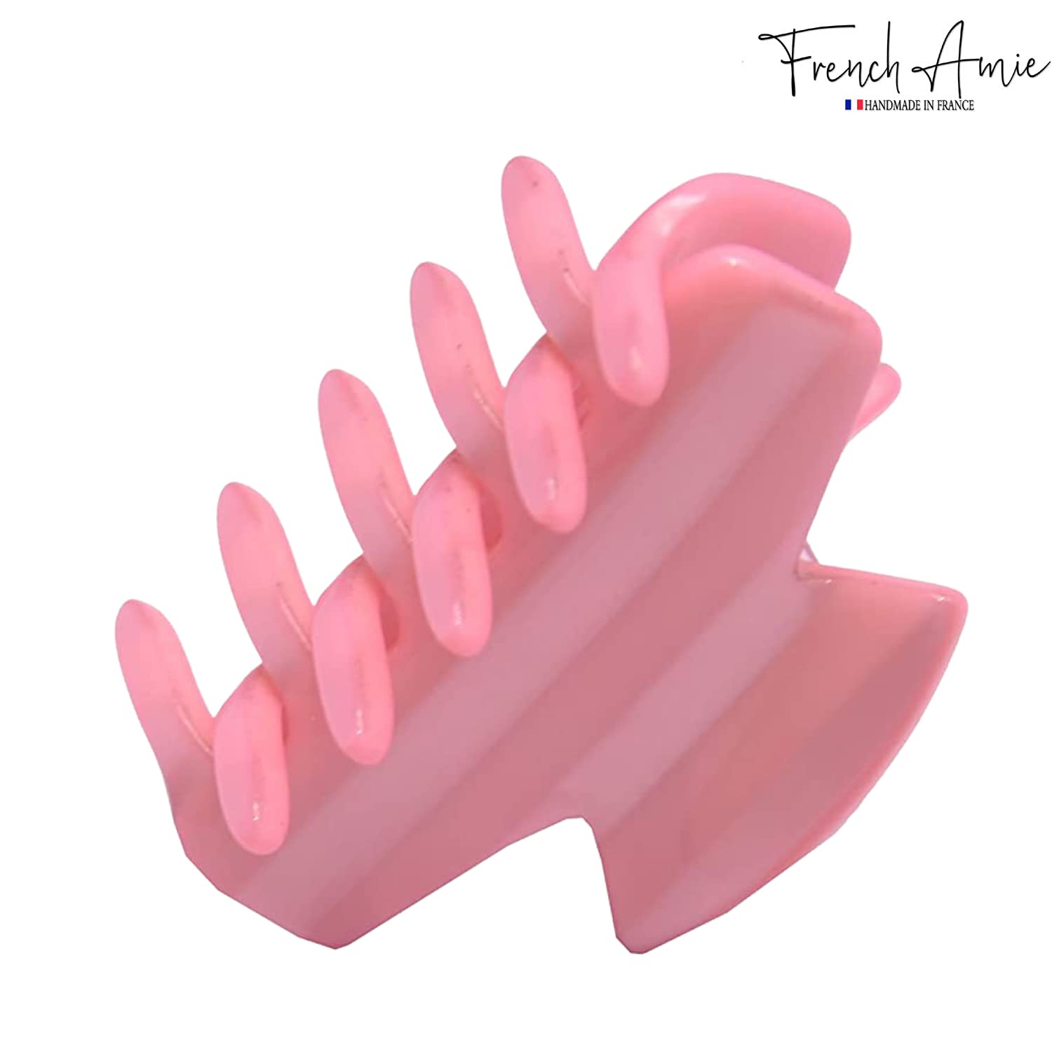 French Amie Chic Small Handmade Cellulose Acetate Jaw Hair Claw Clips