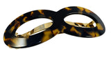 French Amie Infinity Tokyo Hair Clip Automatic Barrette with Golden Clasp