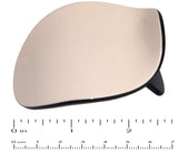 French Amie Handmade Onde Cream Ivory Hair Side Slider In Secure Grip Claw Clip