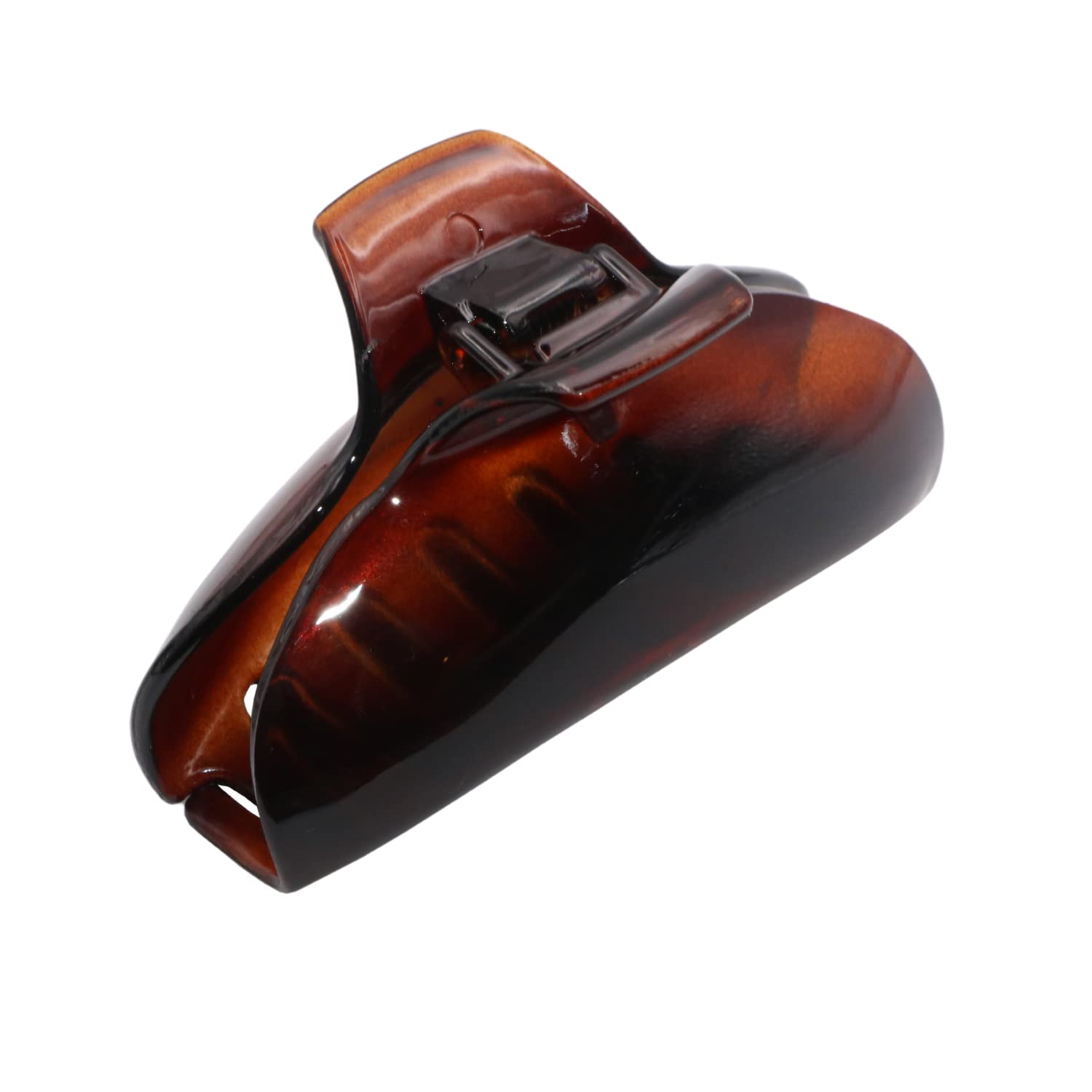Parcelona French Elegant Medium 2 3/4" Celluloid Jaw Hair Claw Clip for Women
