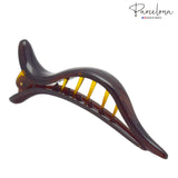 Parcelona French Brill Beak Medium Shell Salon Hinge Side Slide Beak Hair Clip