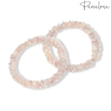 Parcelona Flexible Set of 4 Chenille Ponytail Holder Elastic Hair Ties