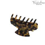 French Amie Chic Tokyo Handmade Large 3 Inch Leopard Jaw Hair Claw Clip