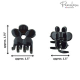 Parcelona French Belle Fleur Small 1 1/2" Celluloid Covered Spring Hair