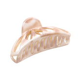 Parcelona French Rain Drop Small 2 3/4" Celluloid Jaw Hair Claw for Women