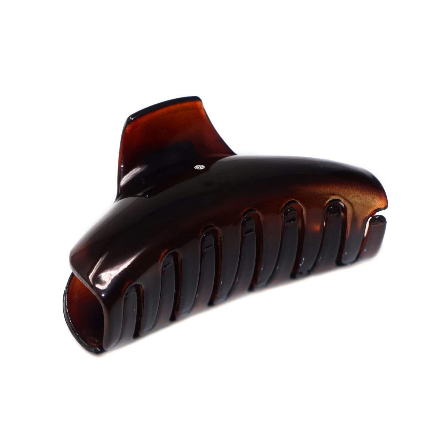 Parcelona French Elegant Medium 2 3/4" Celluloid Jaw Hair Claw Clip for Women