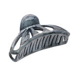 Parcelona French Rain Drop Small 2 3/4" Celluloid Jaw Hair Claw for Women