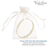 French Amie Wide 1/2" Handmade Celluloid Headband for Women