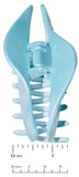 Parcelona French Swift Turquoise N White Medium Jaw Hair Claw Clip Clamp