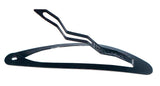 Parcelona French Ellipse Black Medium Set of 6 Metal Snap Clic Clac Hair Pins