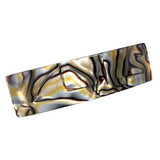French Amie Medium Fine Wide Rectangular Handmade Automatic Hair Barrette Clip