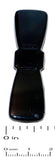 Parcelona French Knotted Bow Shell N Black Small Hair Barrettes