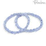 Parcelona Flexible Set of 4 Chenille Ponytail Holder Elastic Hair Ties
