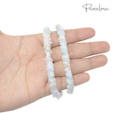 Parcelona Flexible Set of 4 Chenille Ponytail Holder Elastic Hair Ties